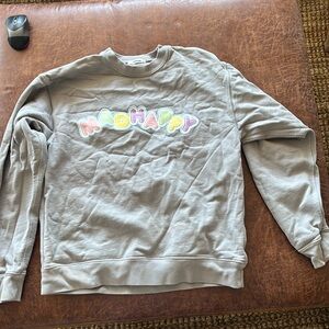 Madhappy grey crew neck. Worn a few times slight discoloration on bottom half